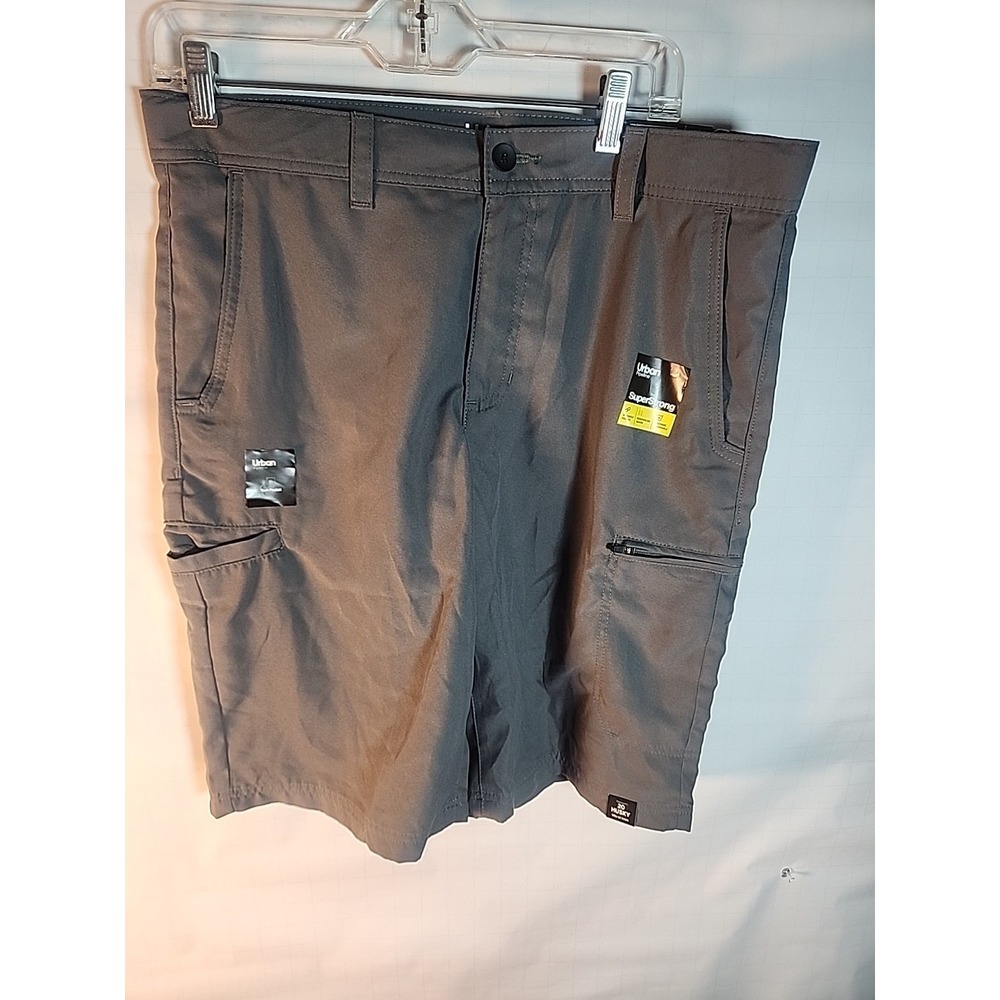 Urban Pipeline SuperStrong Gray Cargo Shorts -  Boys Size 20 Husky